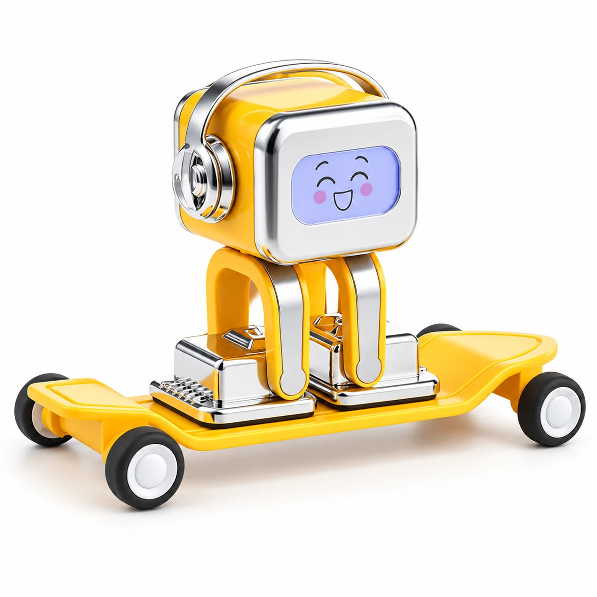 AI Xiaoqian Smart Companion Robot – Yellow