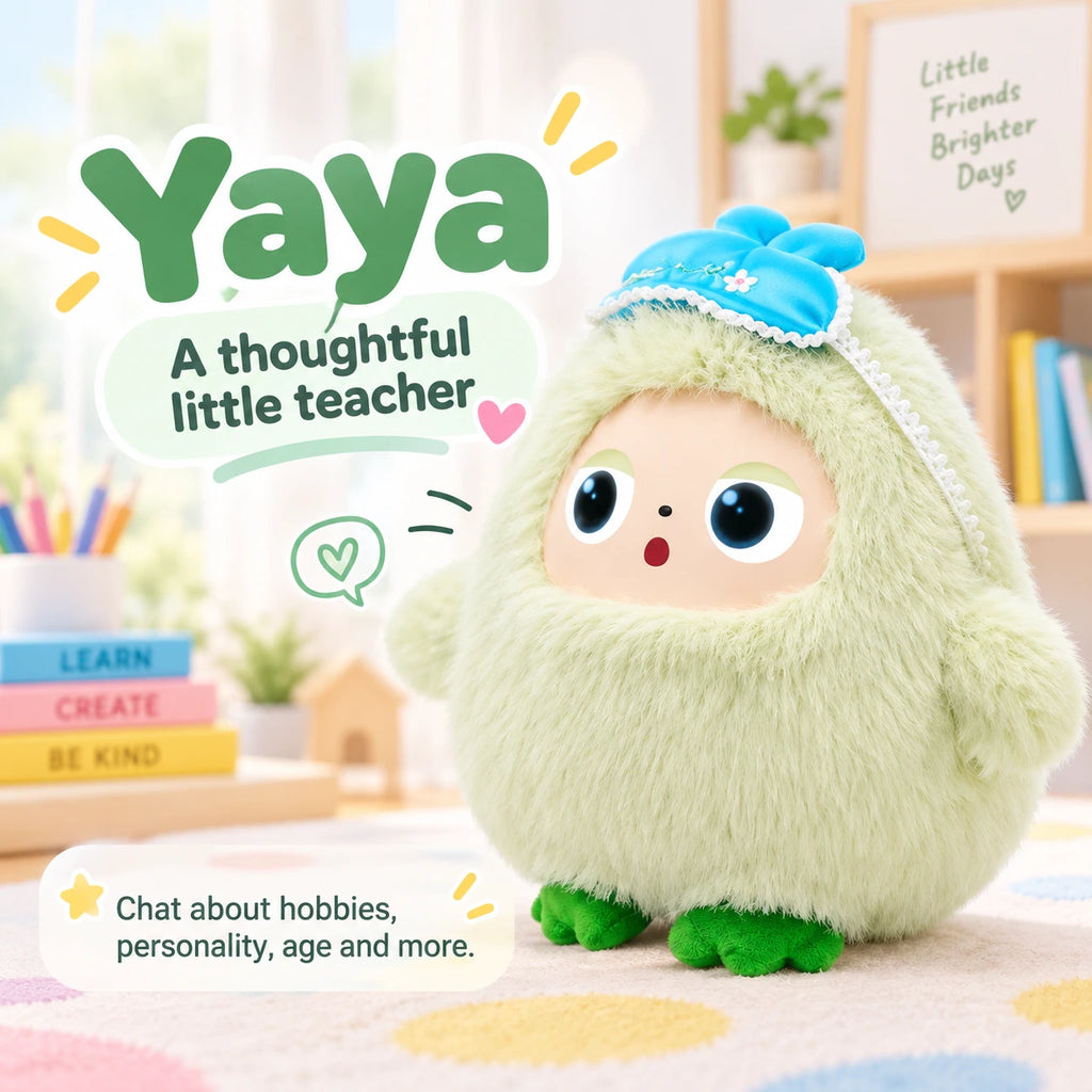 Ledodo Yoyo AI Talking Plush Companion with LED Eyes