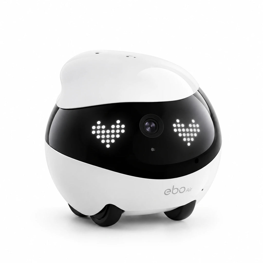 Enabot EBO Air 2 White Smart Companion Robot – 2K Pet Camera & Home Monitor