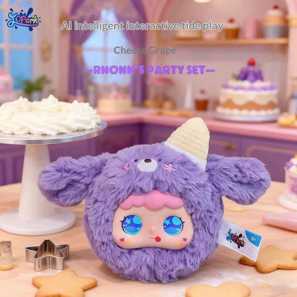 CHAOWAN F88 Purple Party AI Smart Robot Companion