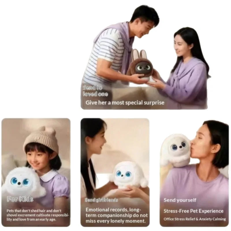 Ropet KAMOMO Gray AI Pet Companion Robot