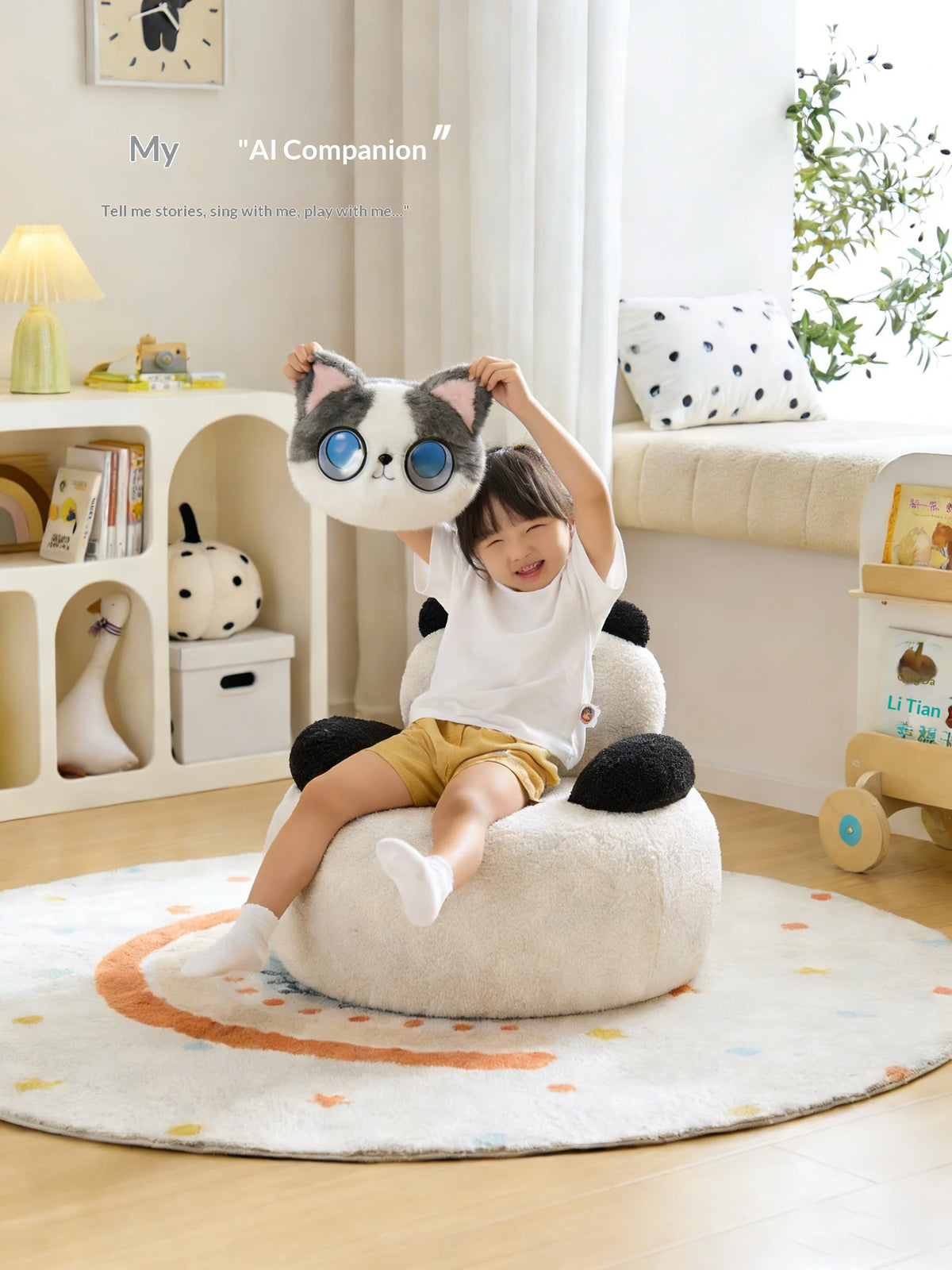 Yiqizhi Moon AI Smart Plush Companion Robot