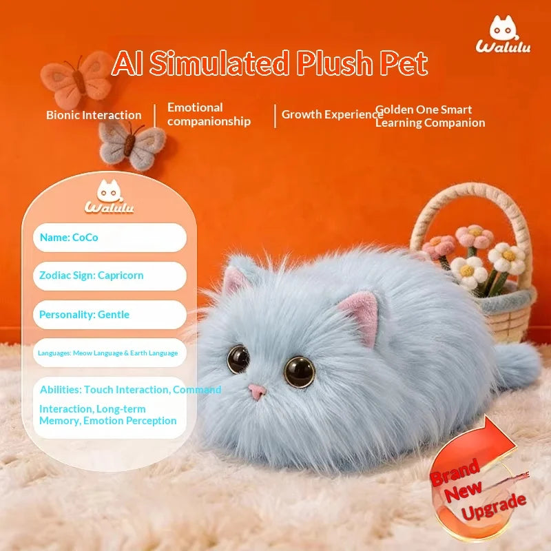 Walulu WLC 1 CoCo Blue AI Plush Companion Robot