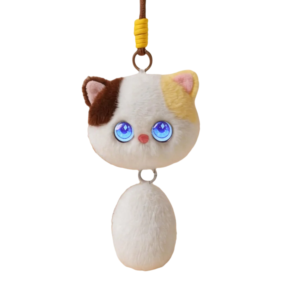 AI Meow Spirit Calico Cat Smart Plush Companion Keychain