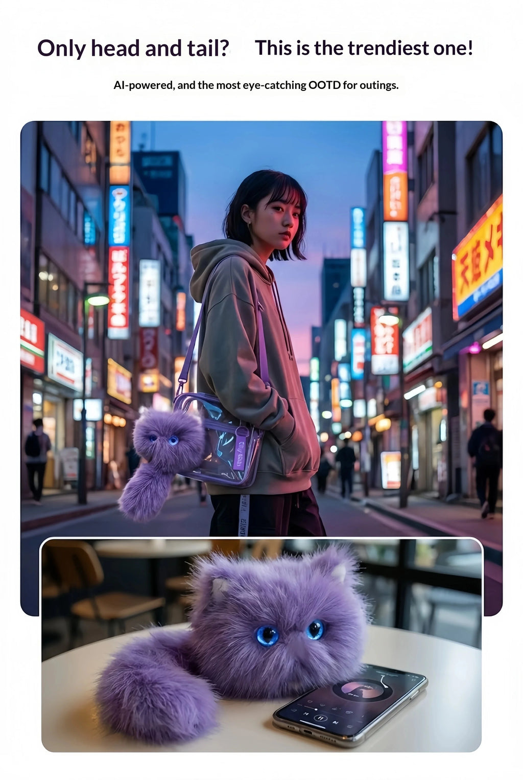 CHAOWAN CAT Scruffy Cat Smart Robot Companion – Yellow