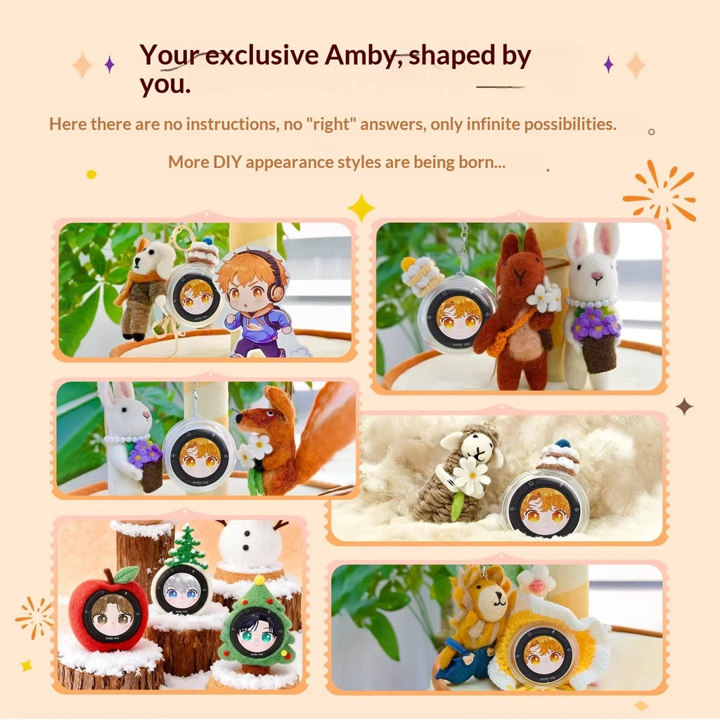 AmbyUni DIY Fun Matching AI Companion Pendant