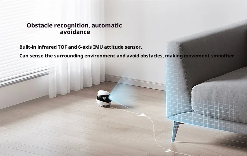 Enabot EBO Air 2 Pink Smart Companion Robot – 2K Pet Camera & Home Monitor