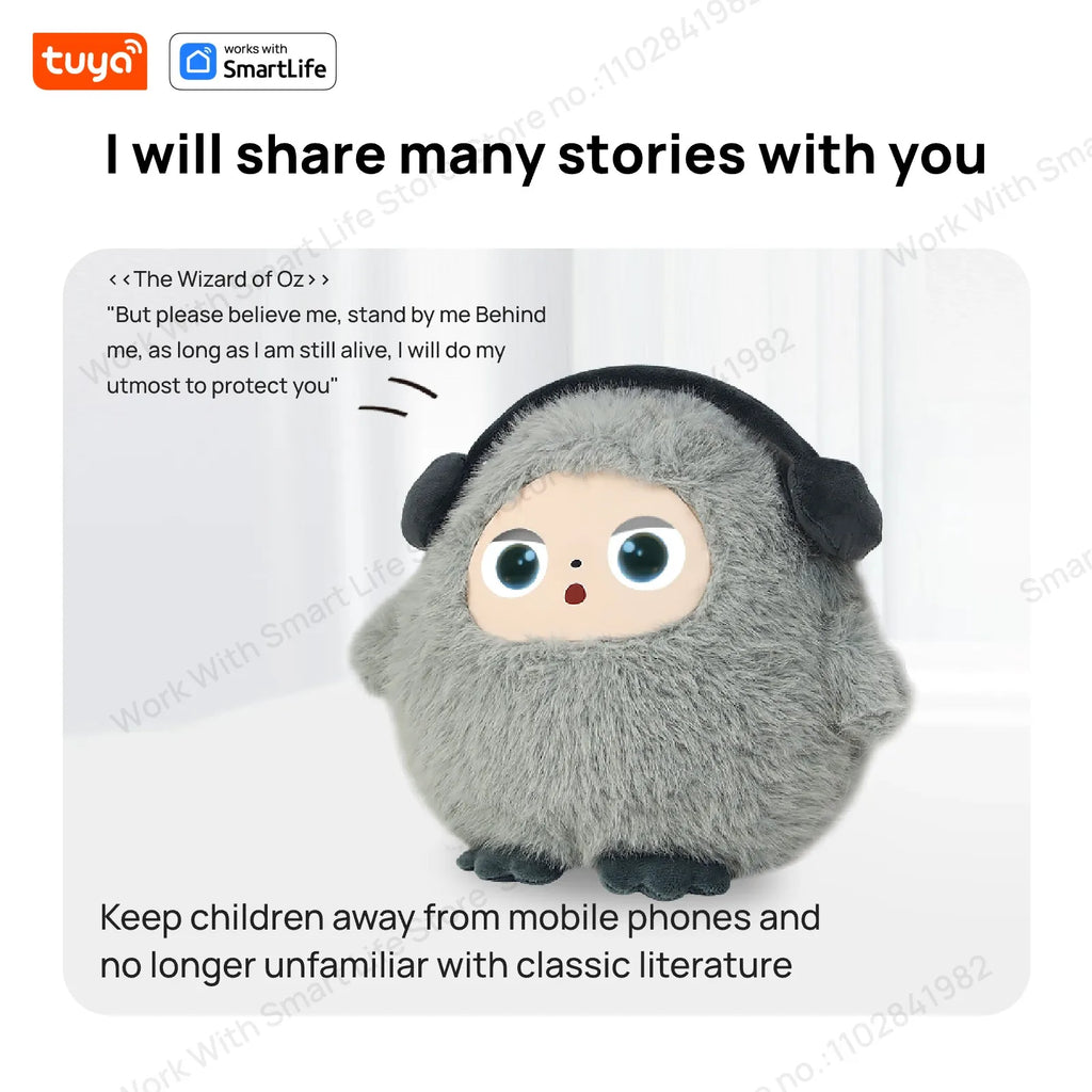 Ledodo Mimi AI Talking Plush Companion with LED Eyes
