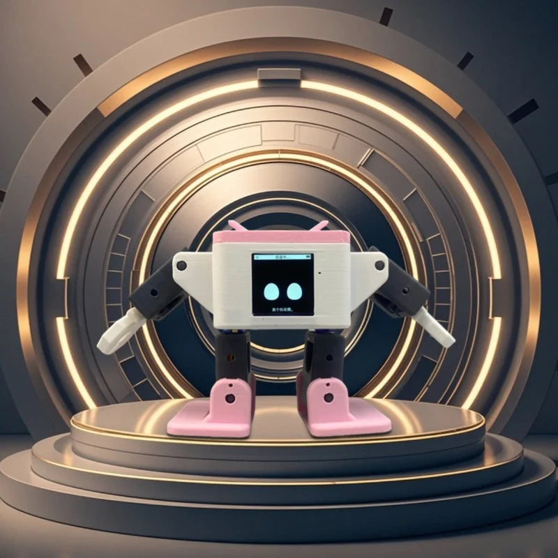 AI OTTO L2SA Smart Desktop Robot – Pink