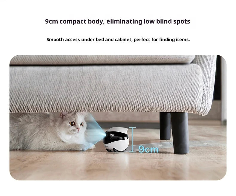 Enabot EBO Air 2 Pink Smart Companion Robot – 2K Pet Camera & Home Monitor