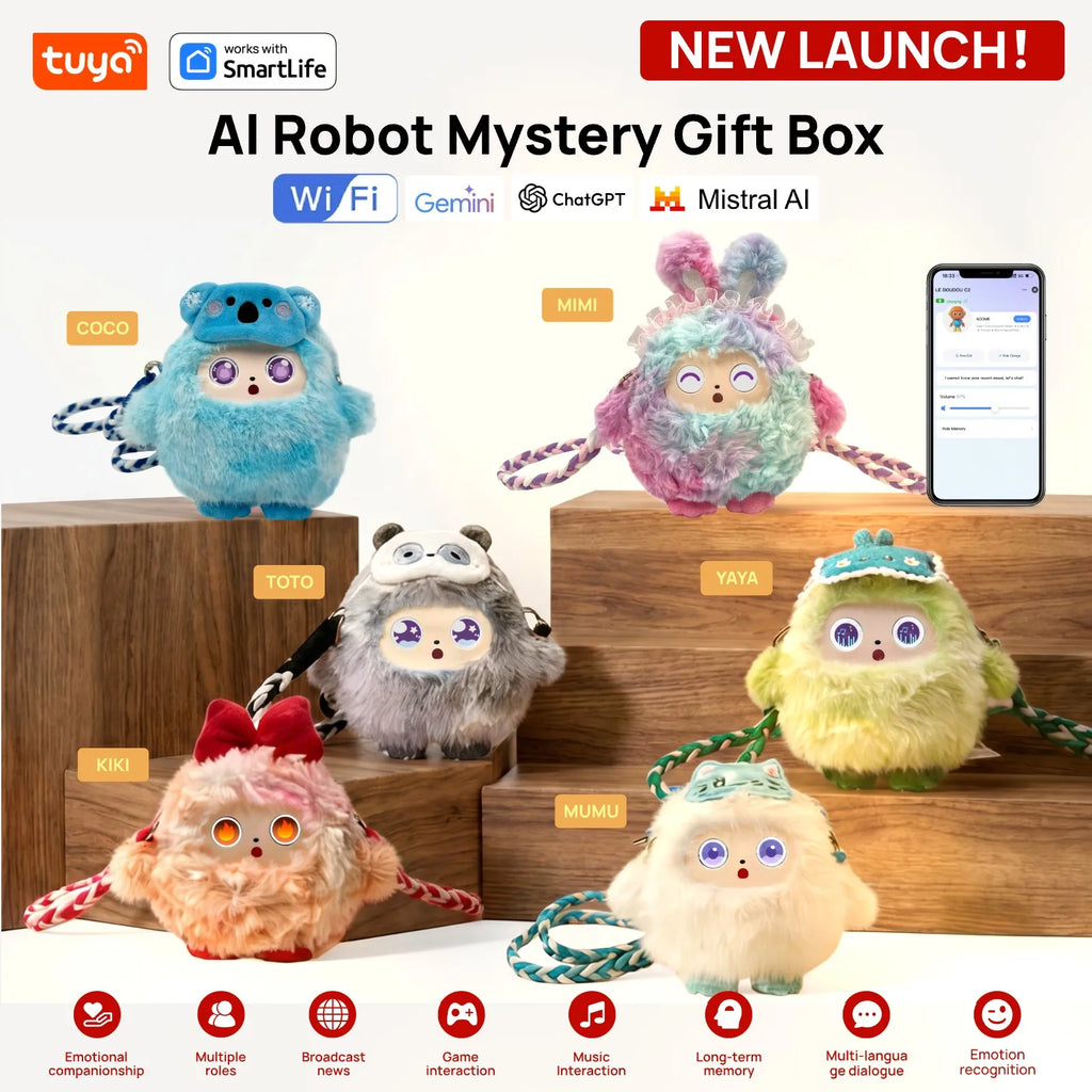 MuMu! Tuya KiKi AI Plush Companion Robot