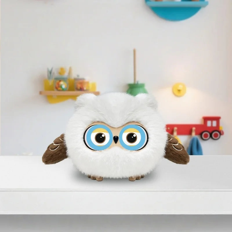 GUGU OWL AI Smart Plush Companion with Expressive Eyes & Voice Interaction
