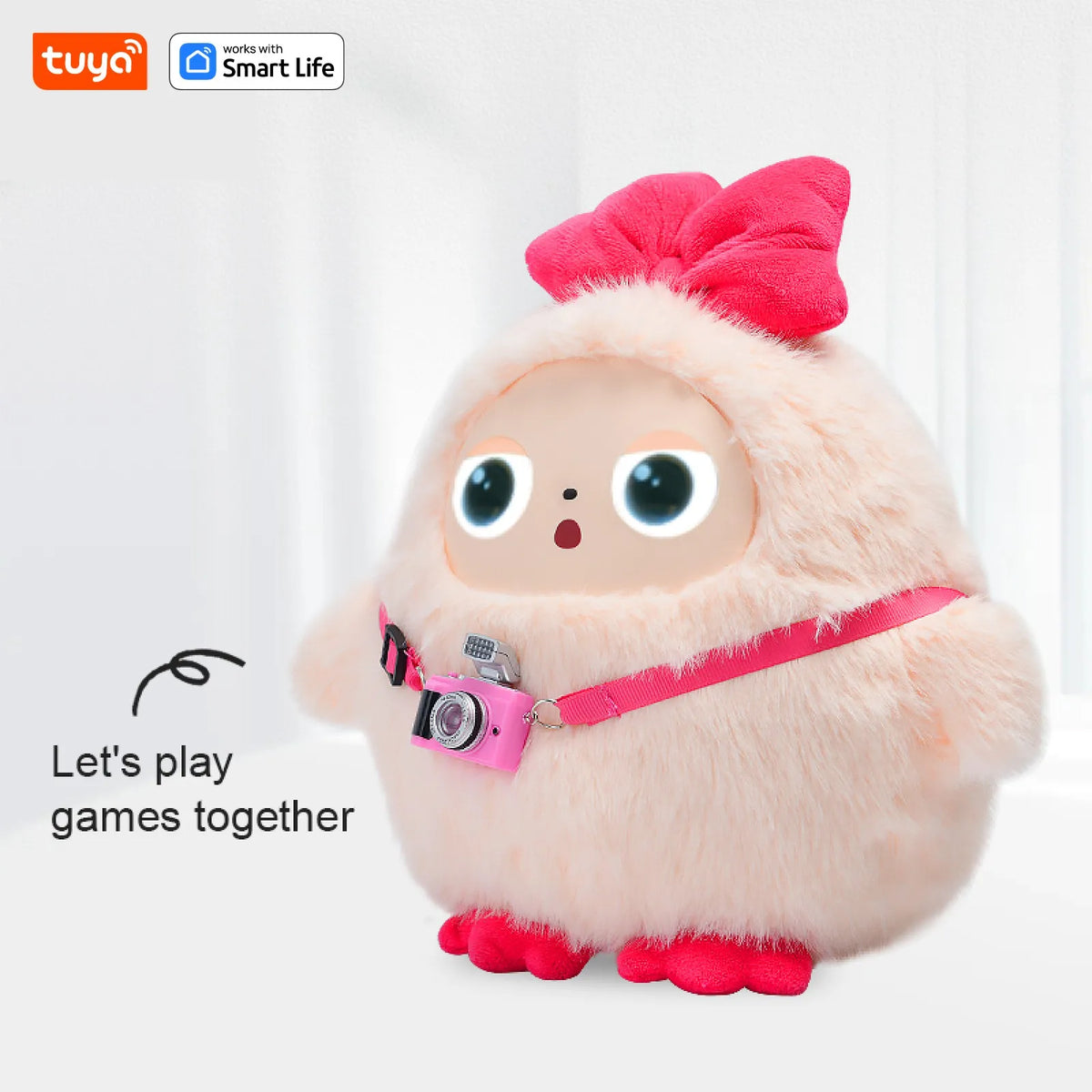 Ledodo Kiki AI Talking Plush Companion with LED Eyes