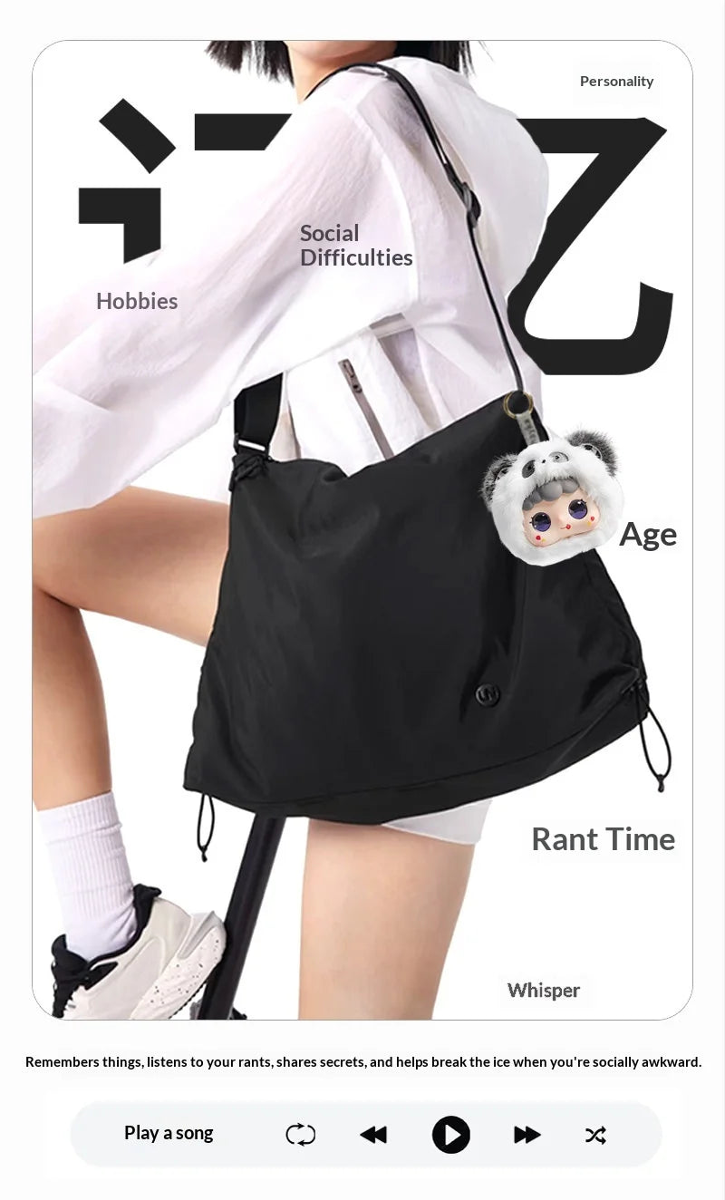 CHAOWAN F88 Brown Bear AI Smart Electronic Pet Charm