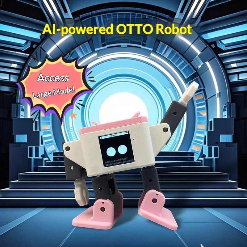 AI OTTO L2SA Smart Desktop Robot – White