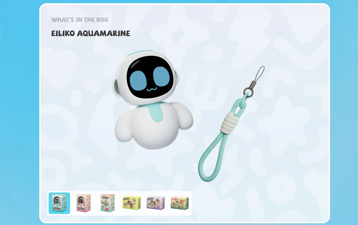 Energize Lab Eiliko Blue AI Charm Companion