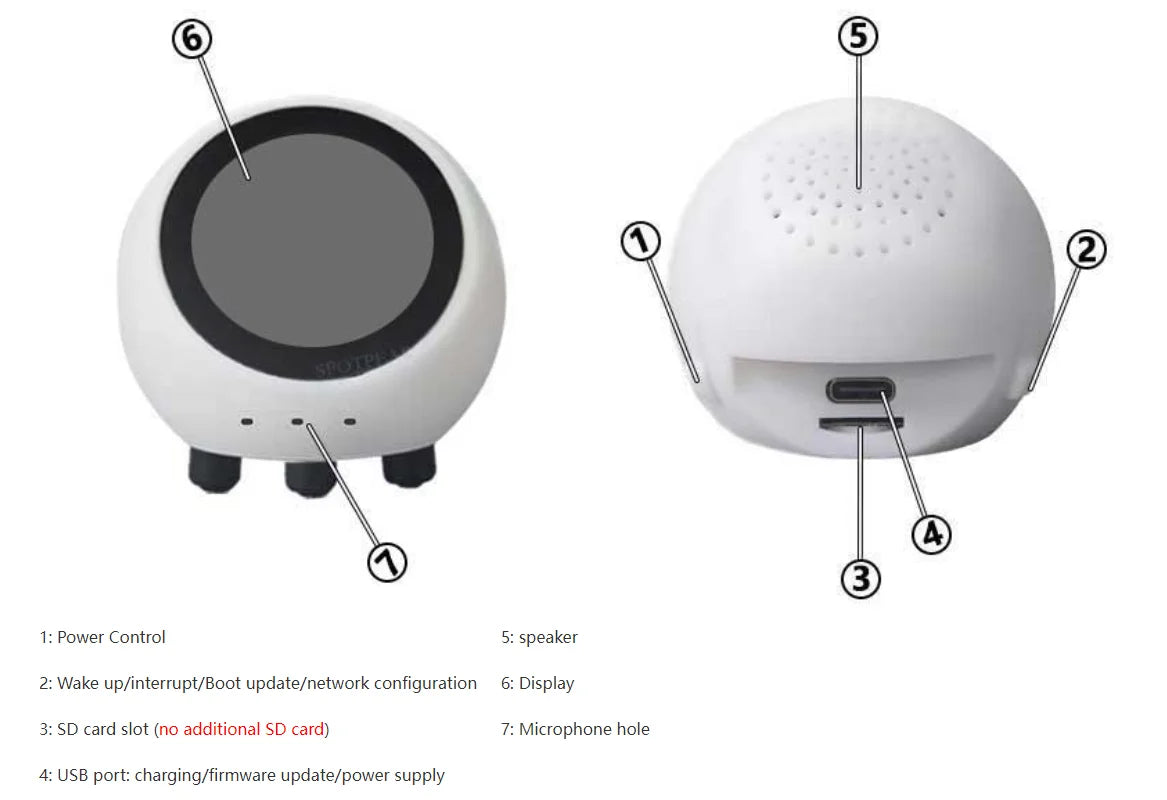 ESP32-S3 AI Companion Robot with Touchscreen & Battery