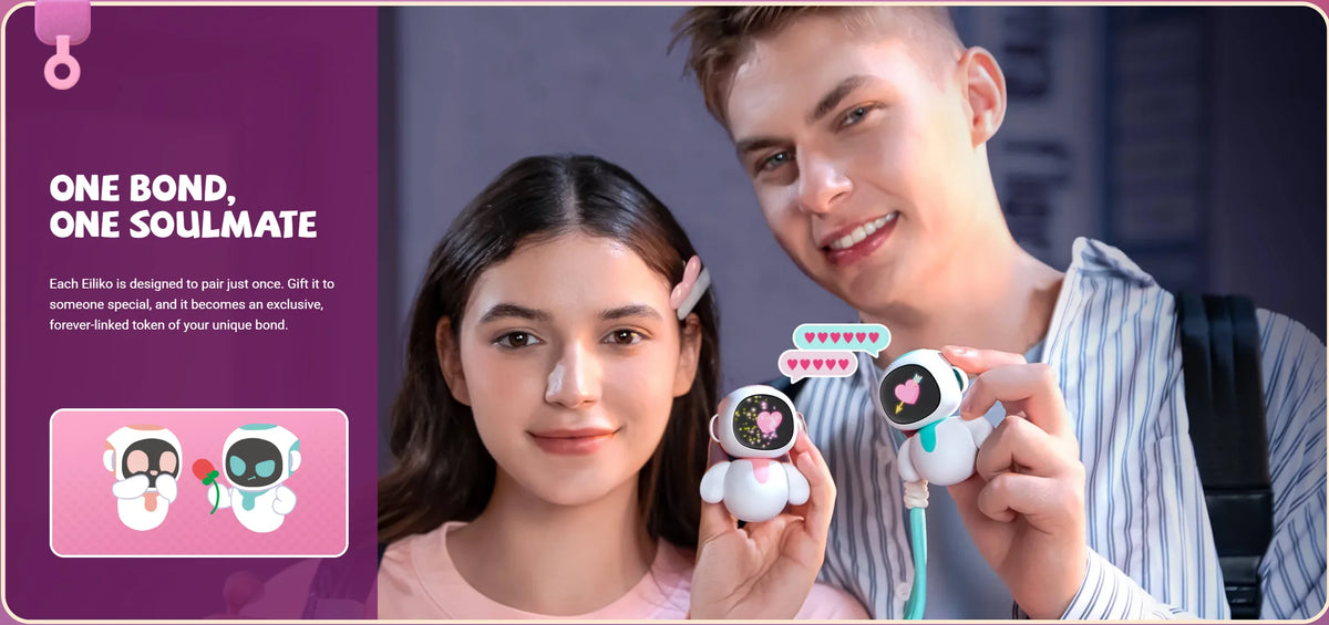 Energize Lab Eiliko Blue AI Charm Companion