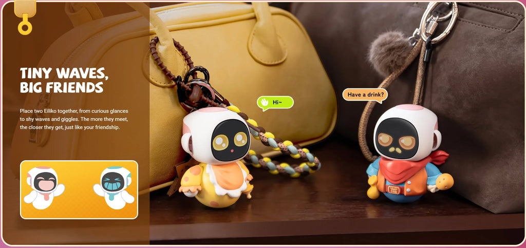 Energize Lab Eiliko Pink AI Charm Companion