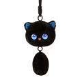 AI Meow Spirit Black Cat Smart Plush Companion Keychain