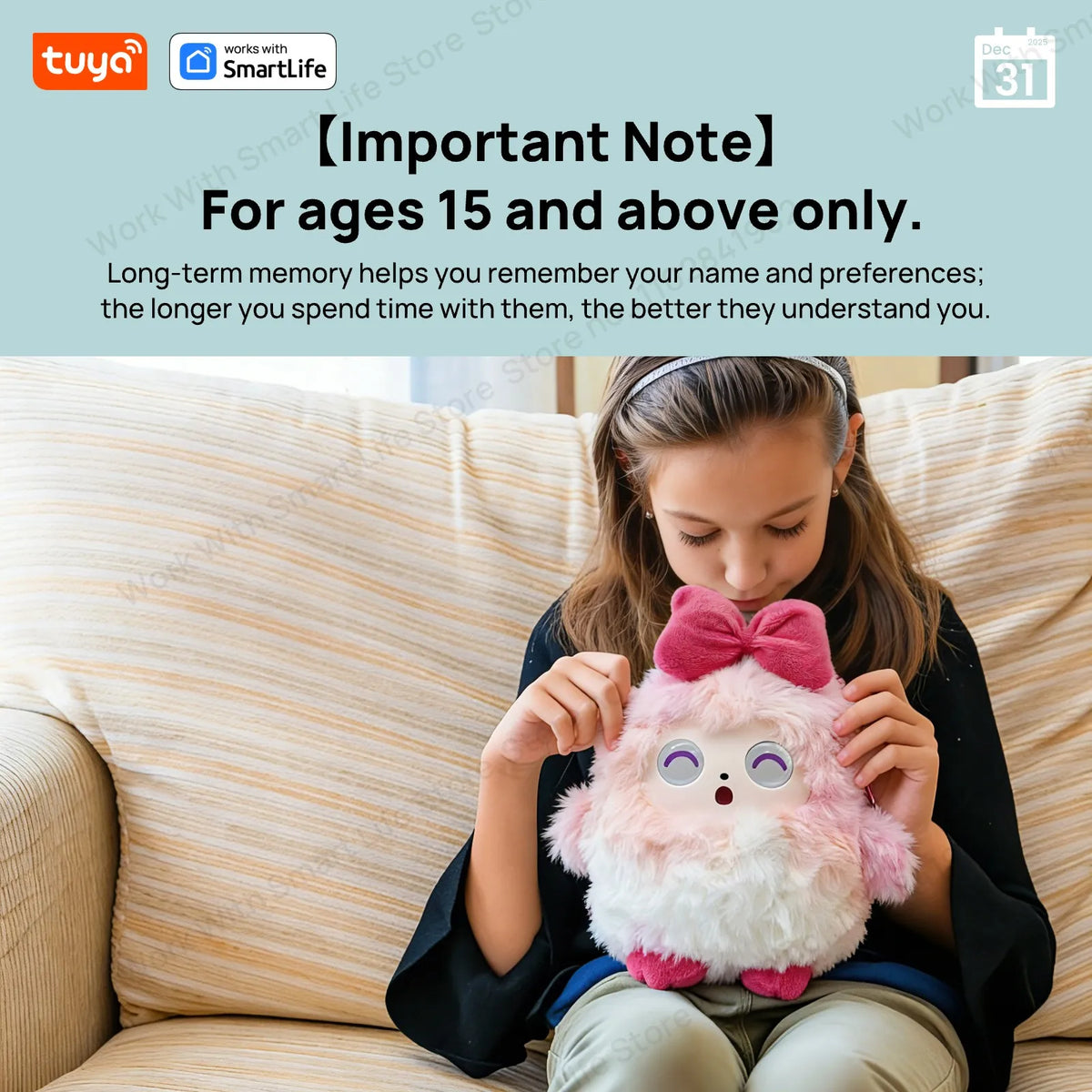 MuMu! Tuya KiKi AI Plush Companion Robot