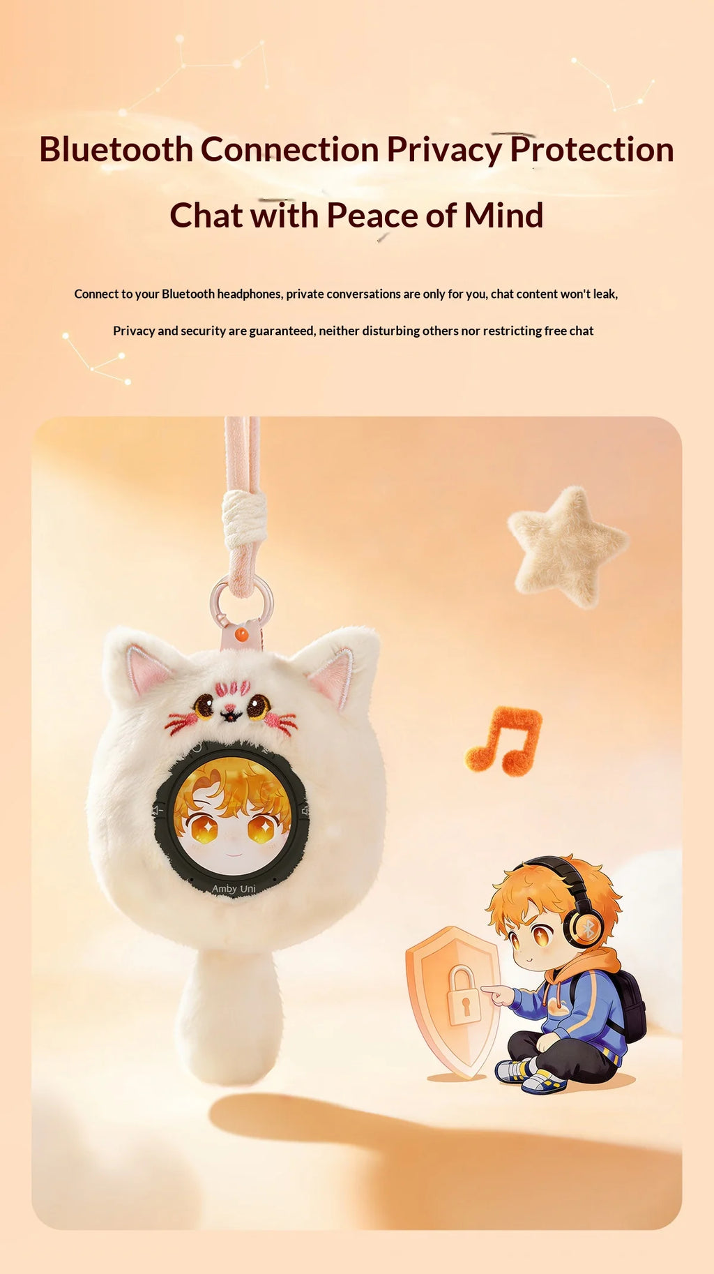 AmbyUni DIY Fun Matching AI Companion Pendant