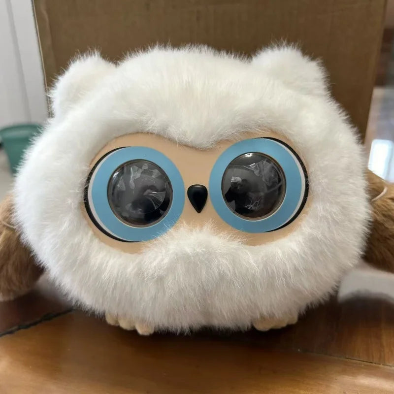 GUGU OWL AI Smart Plush Companion with Expressive Eyes & Voice Interaction