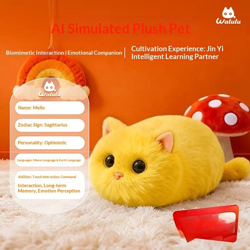 Walulu WLC 1 Mello Yellow AI Plush Companion Robot
