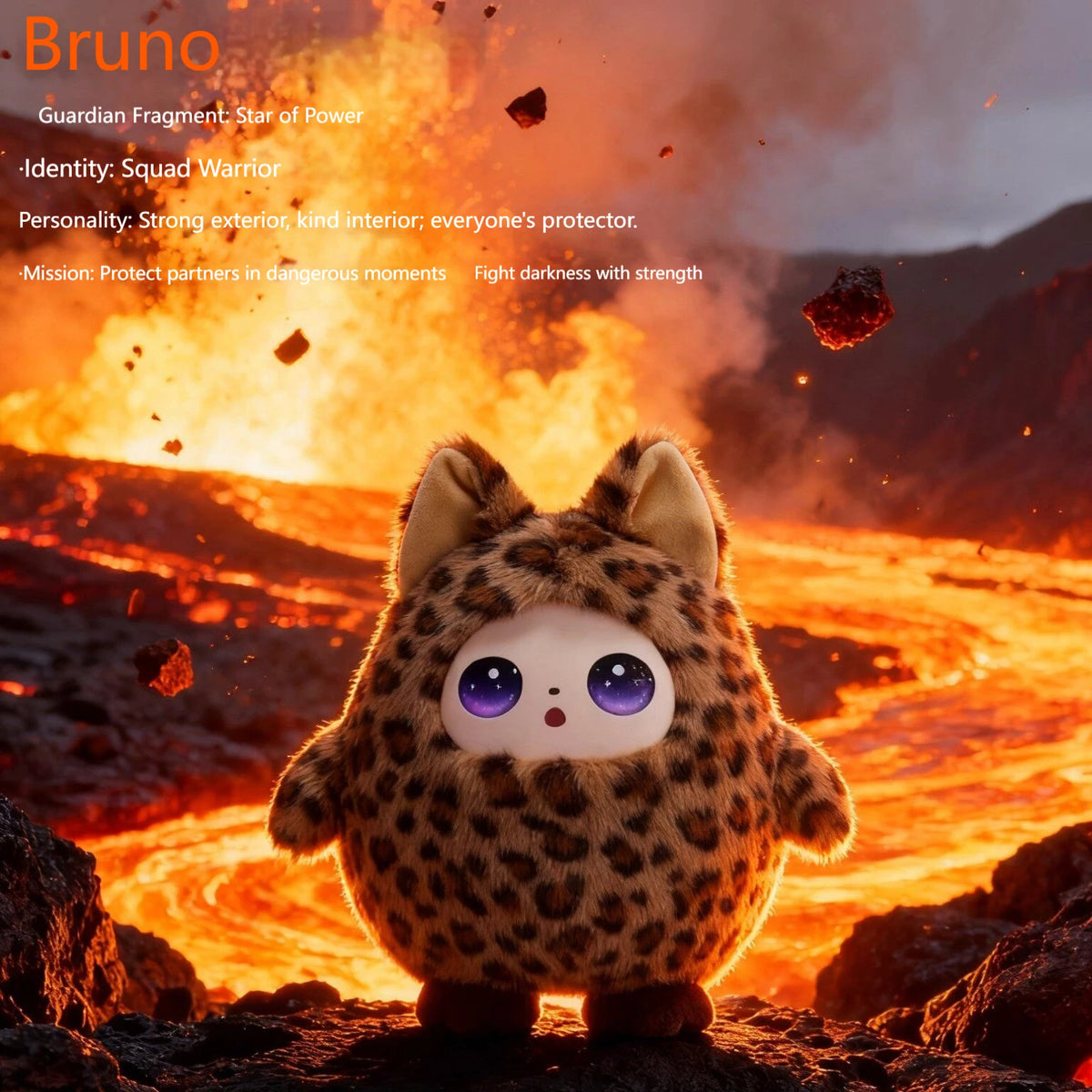 Jumbo Ledodo Azure AI Interactive Plush Companion with LED Eyes