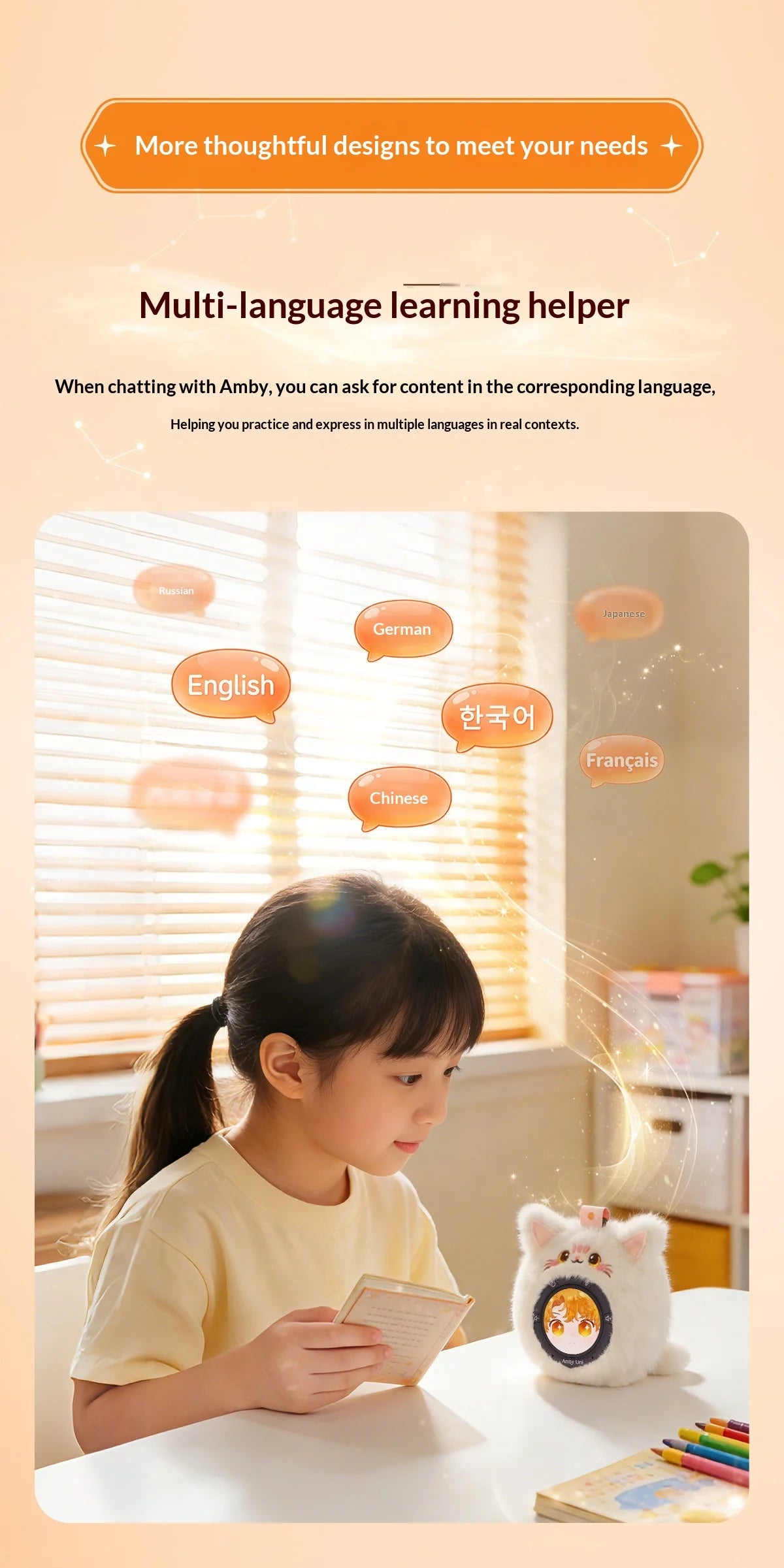 AmbyUni DIY Fun Matching AI Companion Pendant