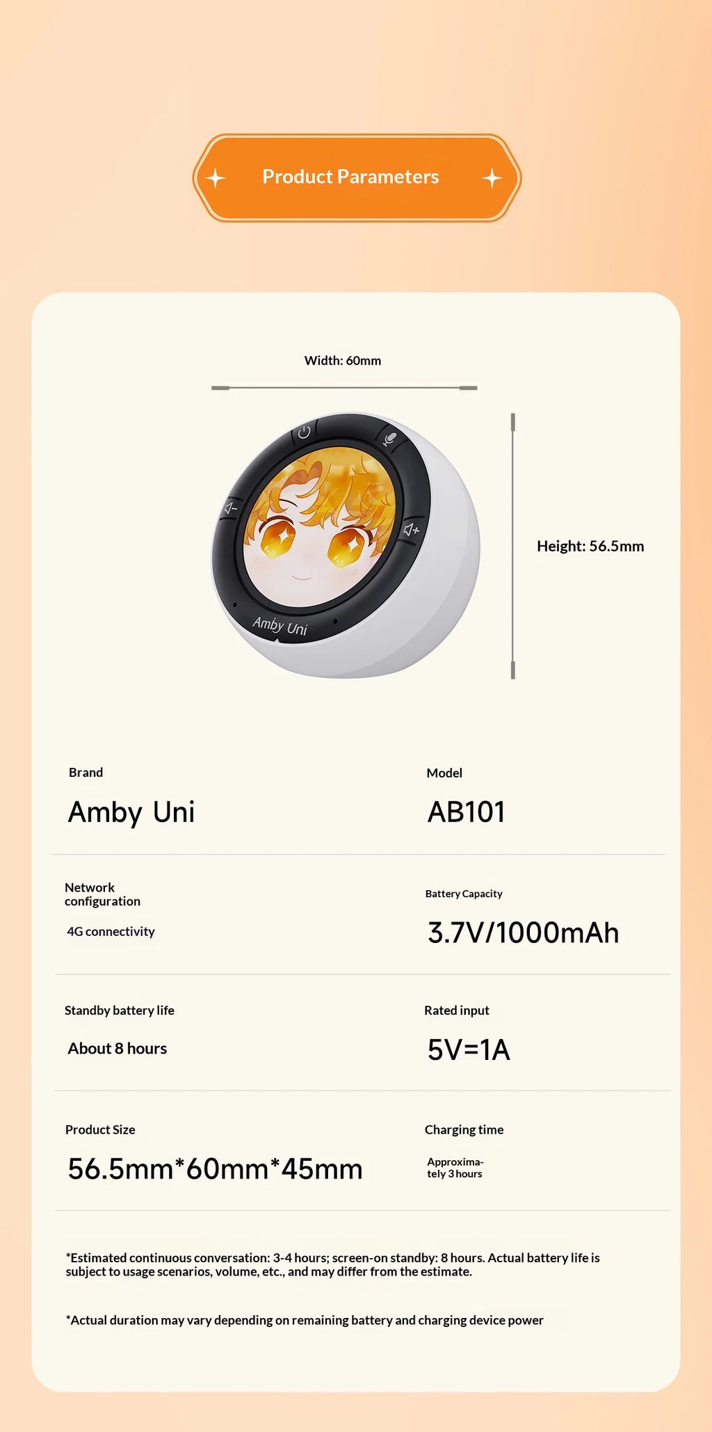 AmbyUni DIY Fun Matching AI Companion Pendant