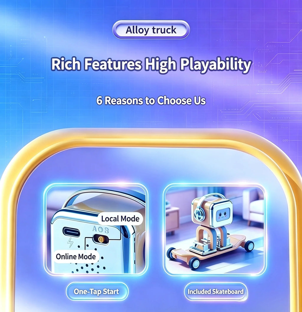 AI Xiaoqian Smart Companion Robot – Yellow