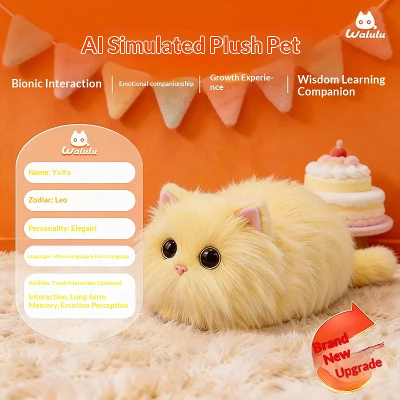 Walulu WLC 1 YoYo Yellow AI Plush Companion Robot