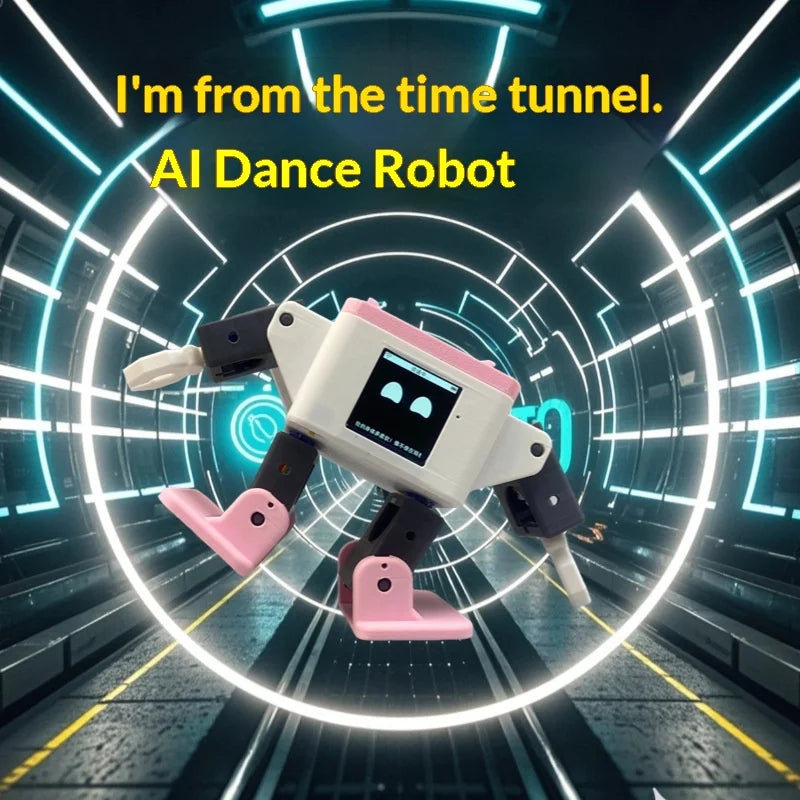 AI OTTO L2SA Smart Desktop Robot – Pink