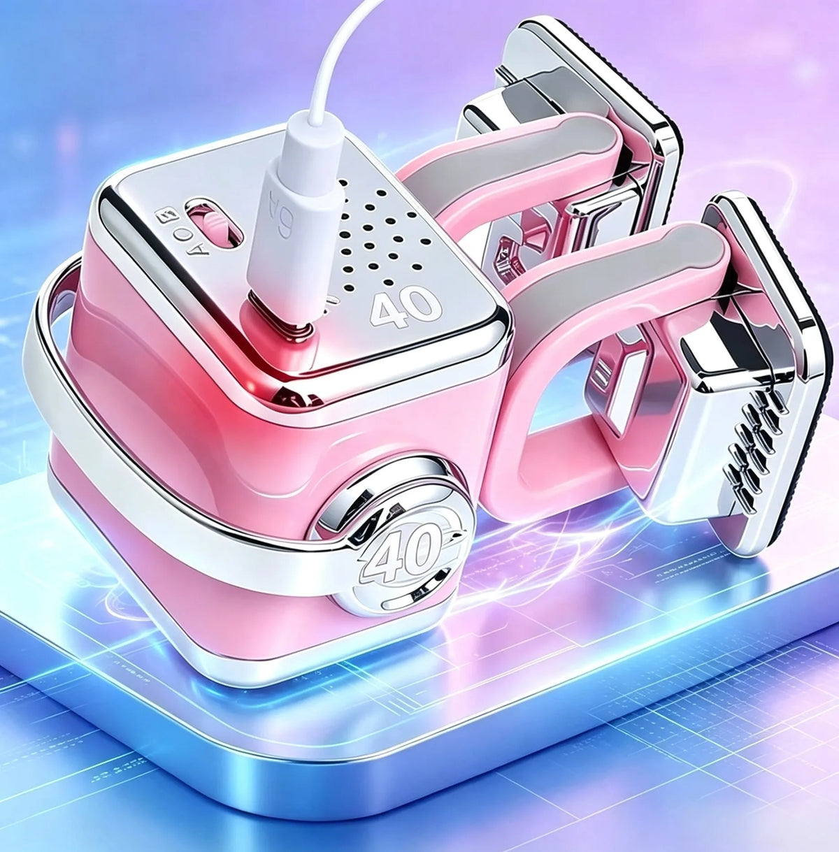 AI Xiaoqian Smart Companion Robot – Pink