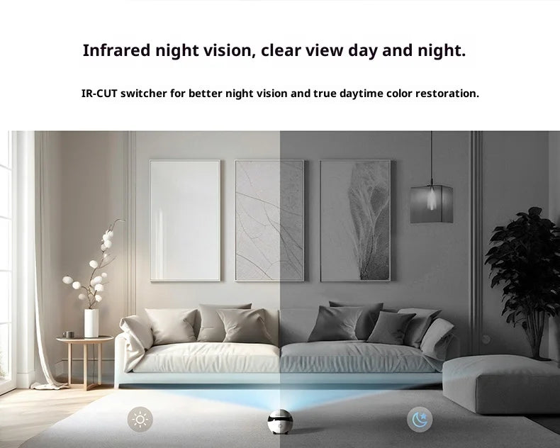 Enabot EBO Air 2 Pink Smart Companion Robot – 2K Pet Camera & Home Monitor
