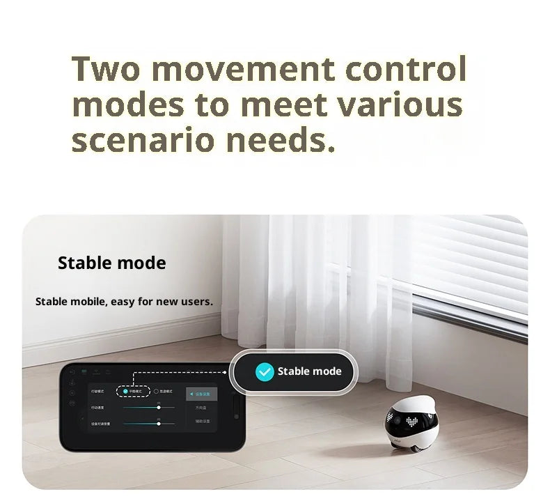Enabot EBO Air 2 Blue Smart Companion Robot – 2K Pet Camera & Home Monitor