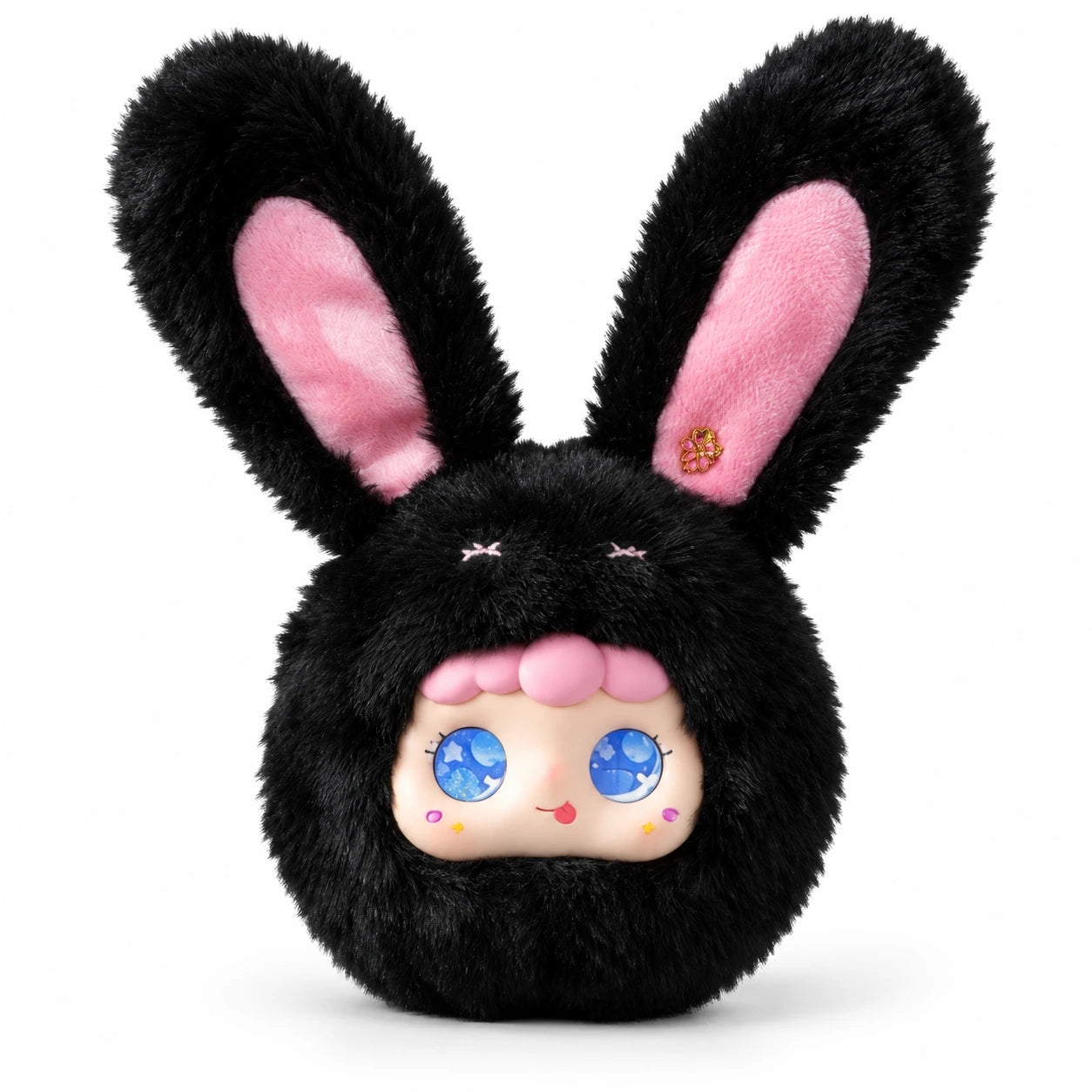 Jopark Sweet Waxy Pink Black AI Plush Companion